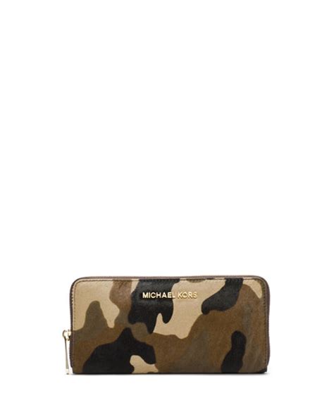 michael kors green camo wallet|Michael Kors Wallet sale.